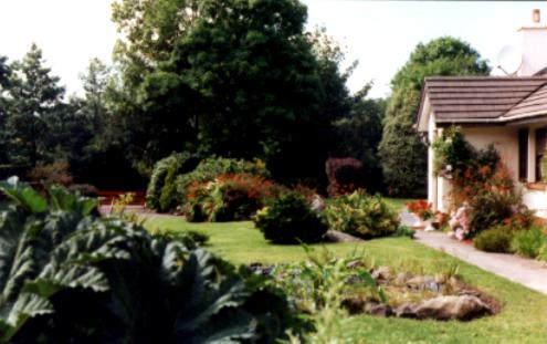 Unsere Einfahrt und unser wundersch&ouml;ner Garten